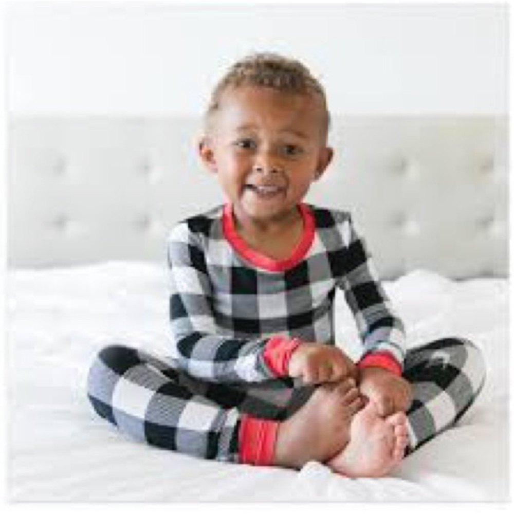 Little Sleepies size 5/6 Buffalo Plaid PJs.